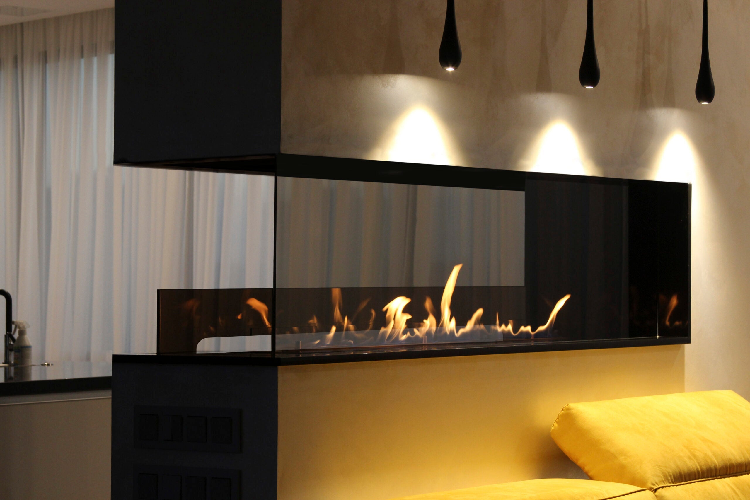 3-sided Bioethanol Fireplace Inserts