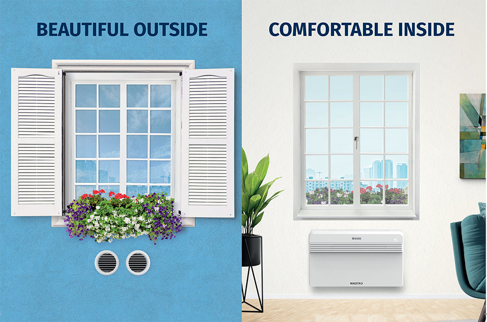 Air conditioners without an outdoor unit