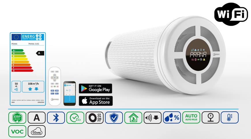 Small energy recovery ventilator