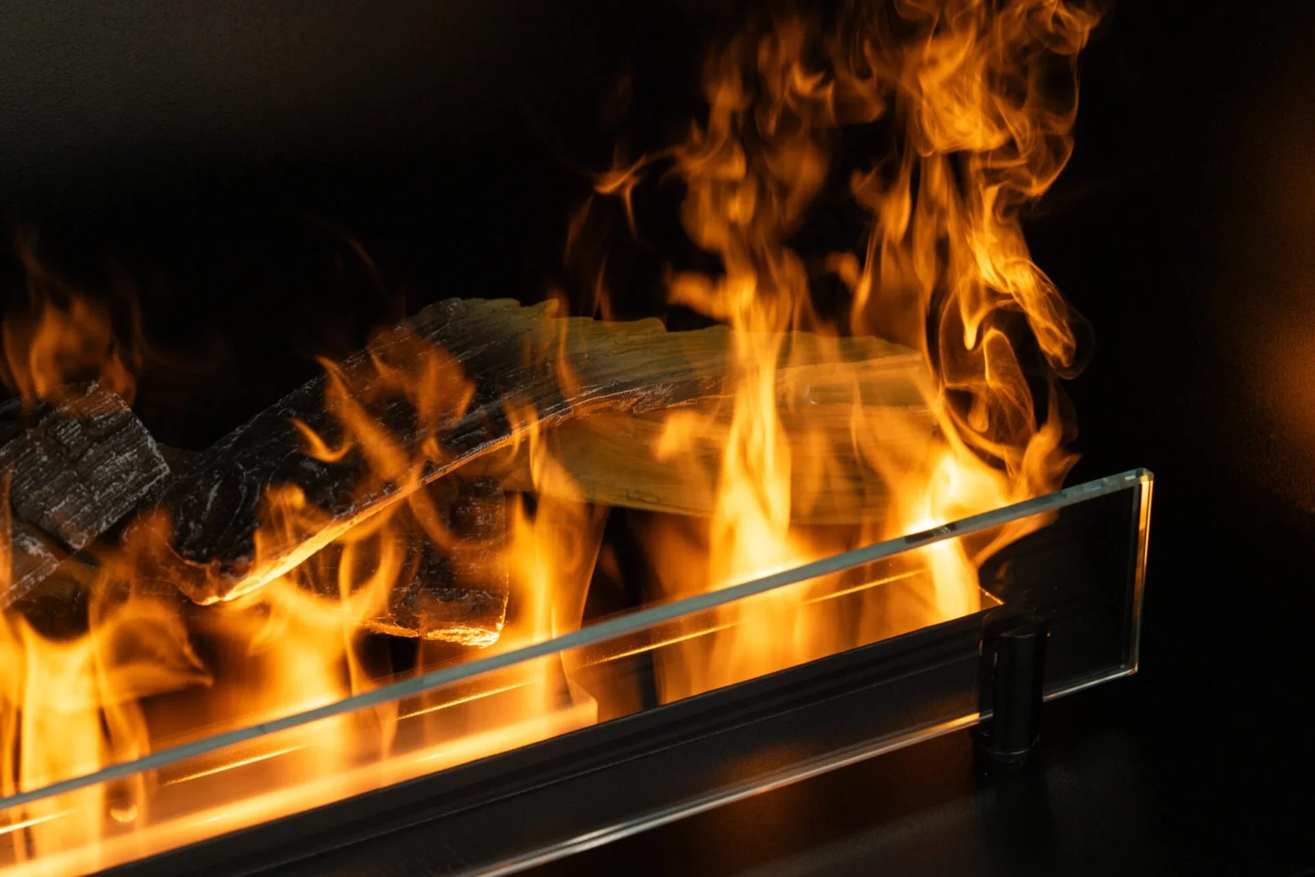 Water vapour fireplaces