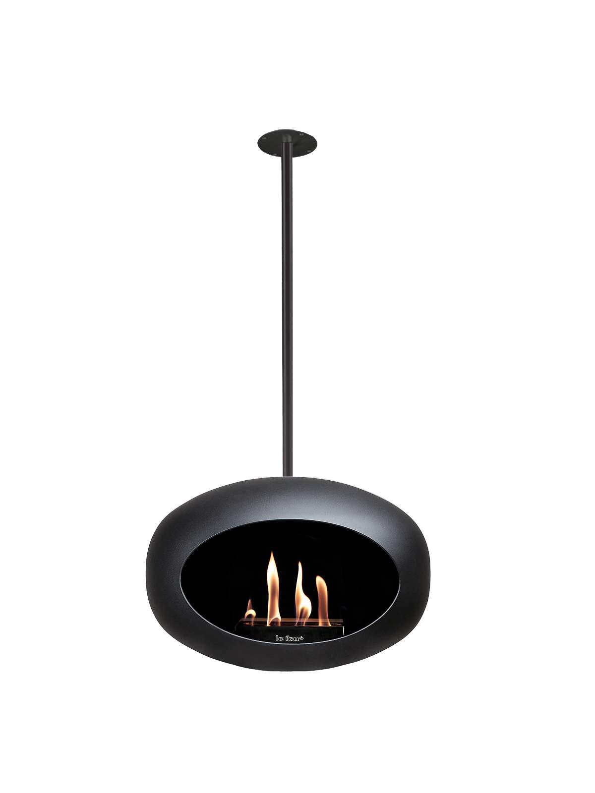 Hanging Bioethanol Fireplace Le Feu Dome Sky - Black
