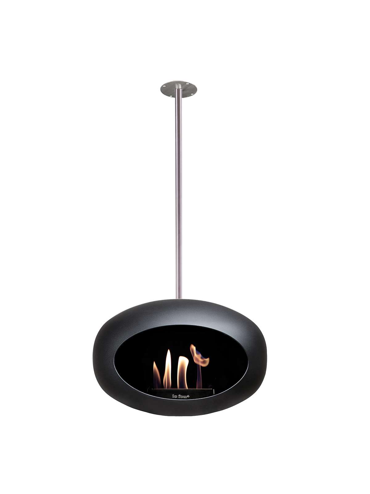 Hanging Bioethanol Fireplace Le Feu Dome Sky - Black