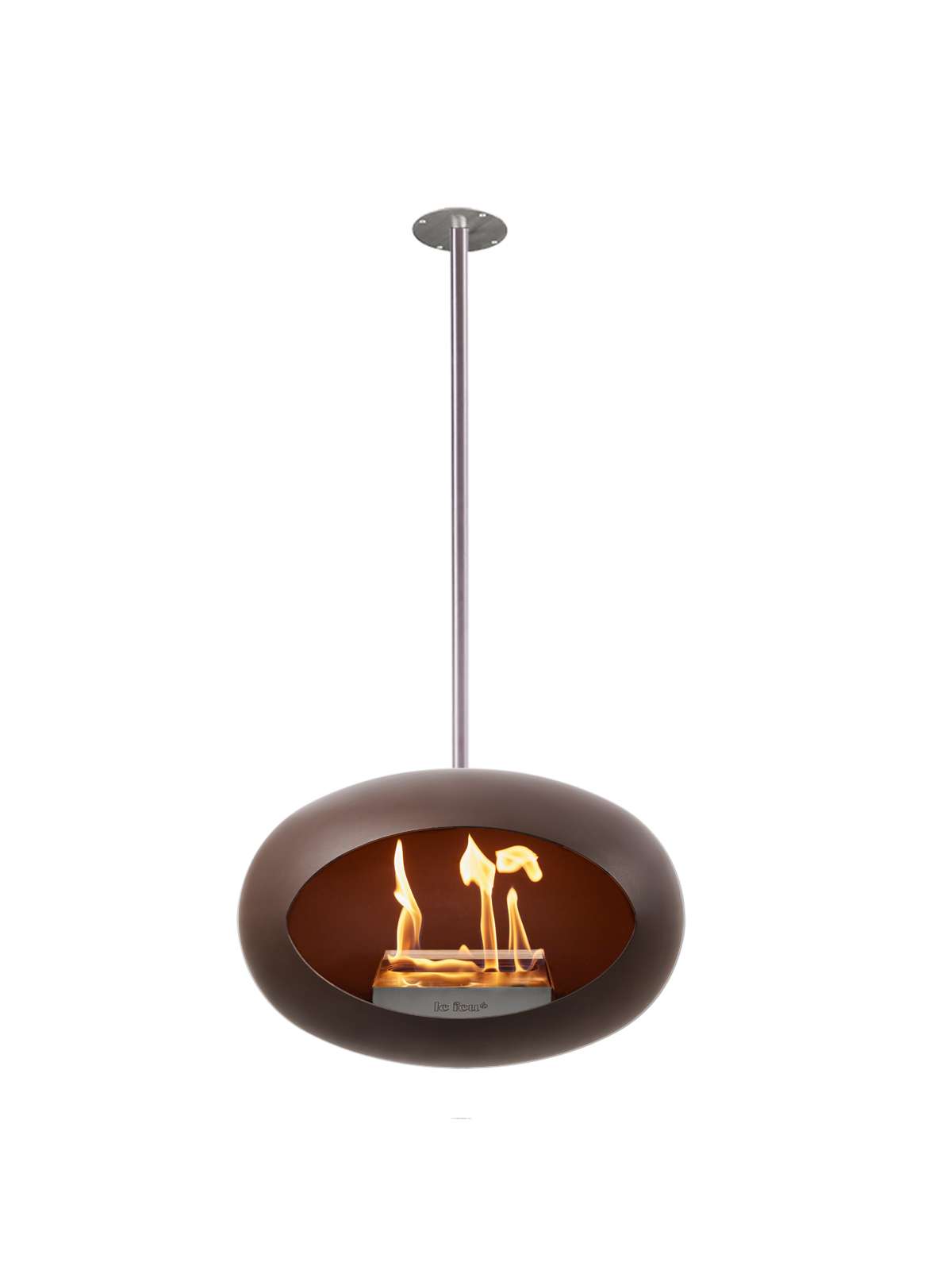 Hanging Bioethanol Fireplace Le Feu Dome Sky - Mocca