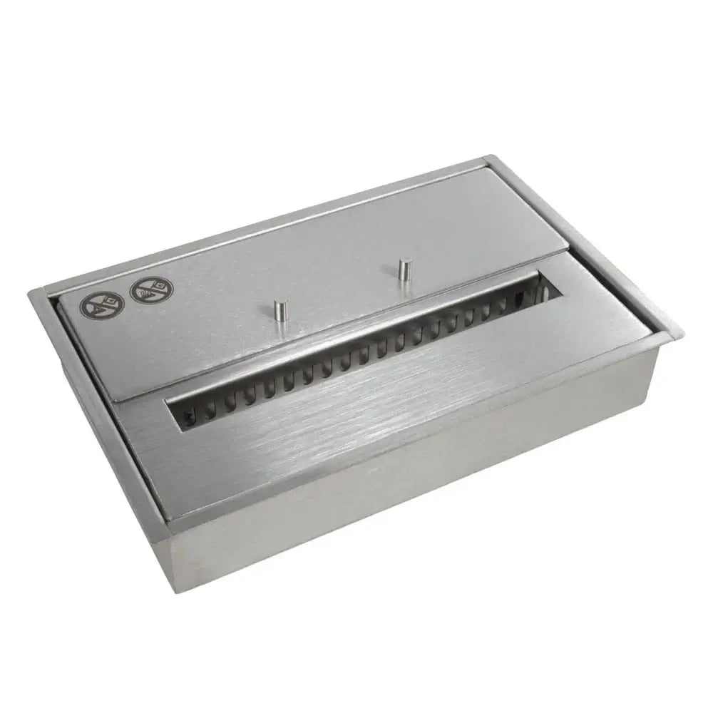 Deluxe Bio Burner 2.5L stainless steel indoor bioethanol burner with adjustable flame control.
