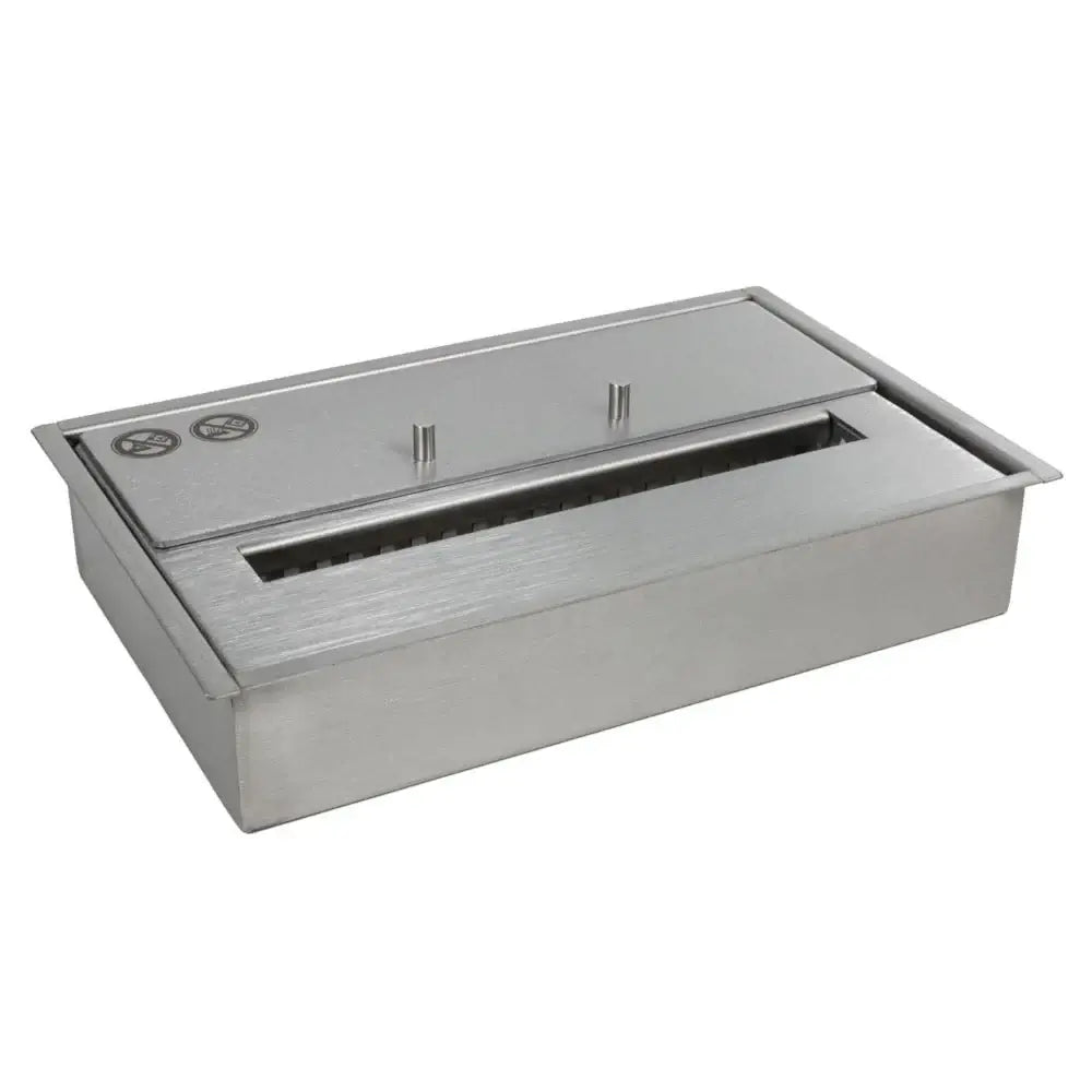 Deluxe Bio Burner in stainless steel, 2.5L manual bioethanol burner suitable for indoor use.