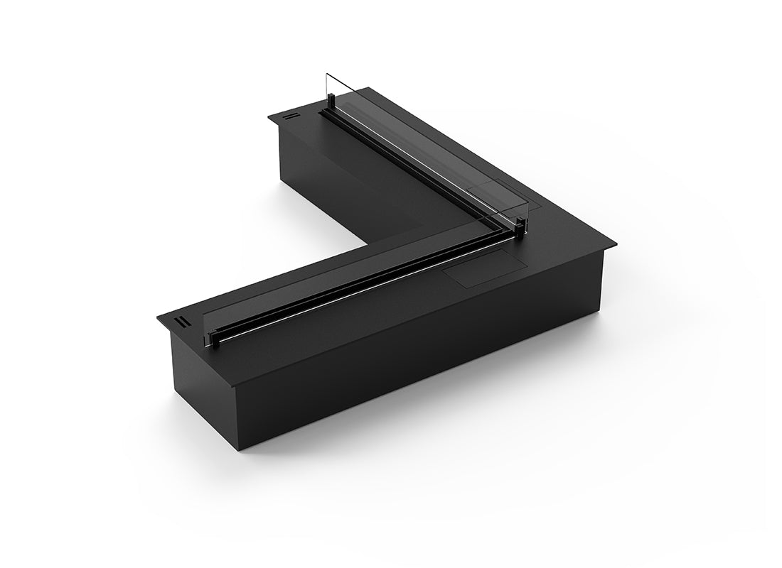 DALEX 900 Сorner - аrt.01 Automatic Bioethanol Fireplace Auto smart wifi bioethanol fireplaces