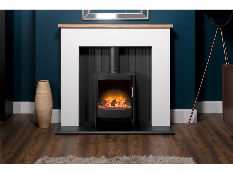 Sureflame Keston Electric Stove in Black