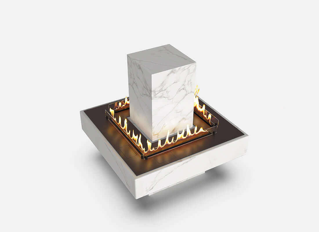 DALEX 600 Сorner - аrt.05 Automatic bioethanol fireplace