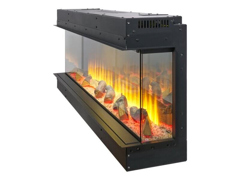 Adam Sahara Panoramic Media Wall Electric Fire, 22 Inch
