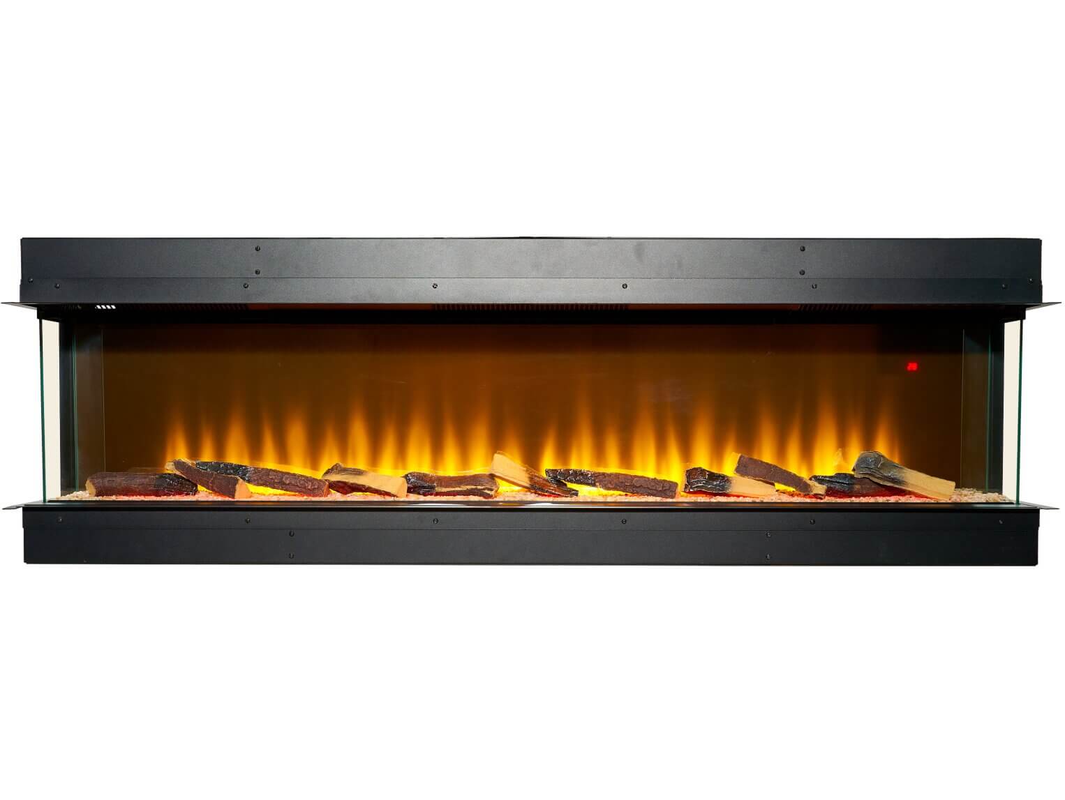 Adam Sahara Panoramic Media Wall Electric Fire, 61 Inch