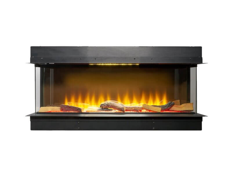 Adam Sahara Panoramic Media Wall Electric Fire, 42 Inch