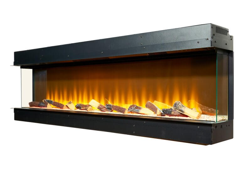 Adam Sahara Panoramic Media Wall Electric Fire, 42 Inch