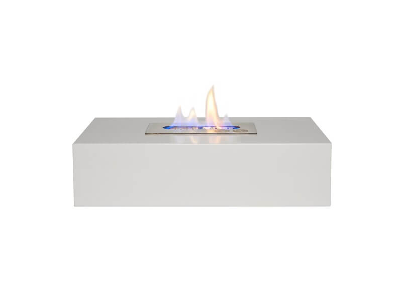 Sureflame Piccolo Freestanding Bio Ethanol Fire in White