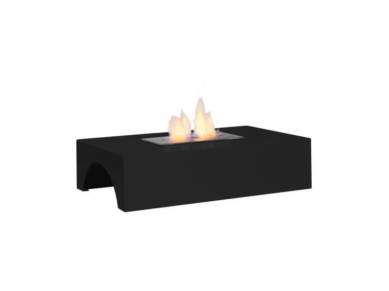 Sureflame Piccolo Freestanding Bio Ethanol Fire in Black