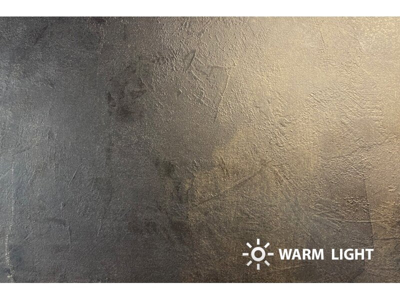 Acantha Matrix Pre-Built Bronze Venetian Plaster Effect Panoramic Media Wall with TV Recess