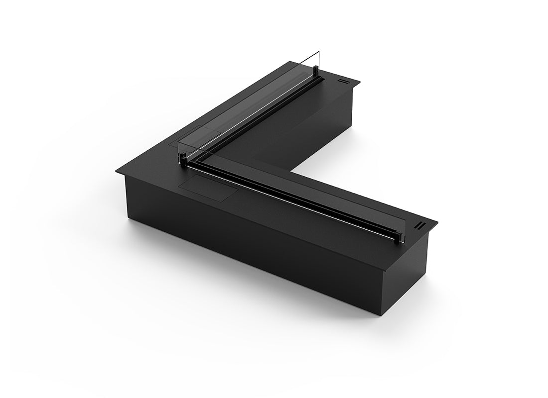 DALEX 900 Сorner - аrt.01 Automatic Bioethanol Fireplace Auto smart wifi bioethanol fireplaces