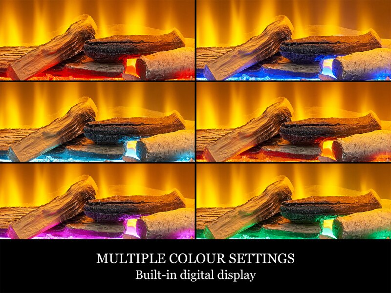 Acantha Aspire 50 SQ Fully Inset Media Wall Electric Fire