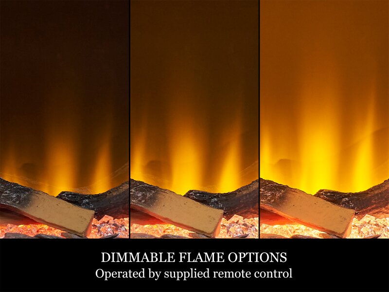 Acantha Aspire 50 SQ Fully Inset Media Wall Electric Fire