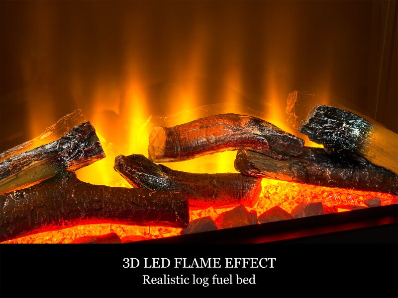 Acantha Aspire 50 SQ Fully Inset Media Wall Electric Fire