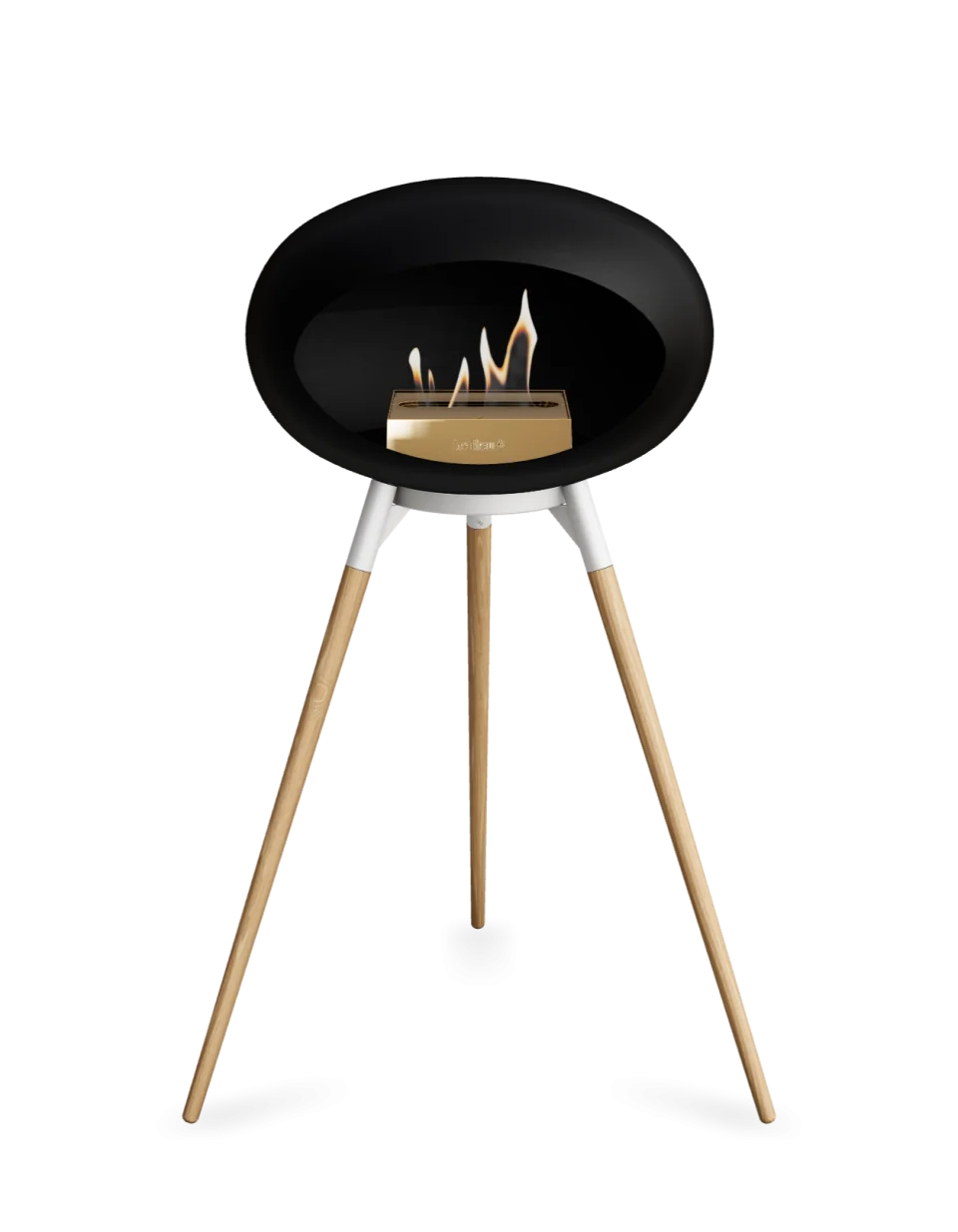 Freestanding Bioethanol Fireplace Le Feu Dome Ground - Black