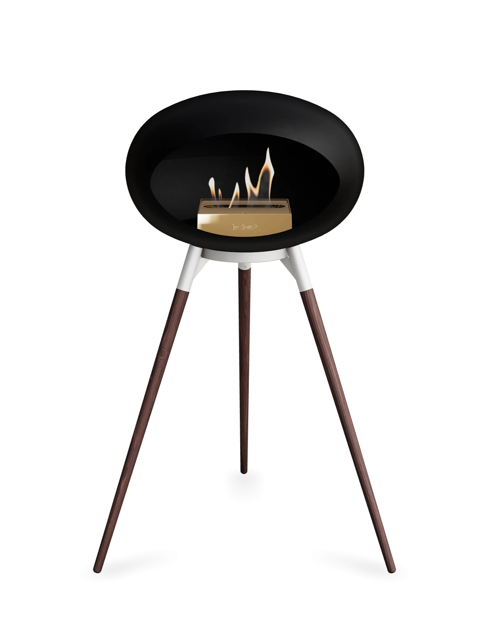 Freestanding Bioethanol Fireplace Le Feu Dome Ground - Black