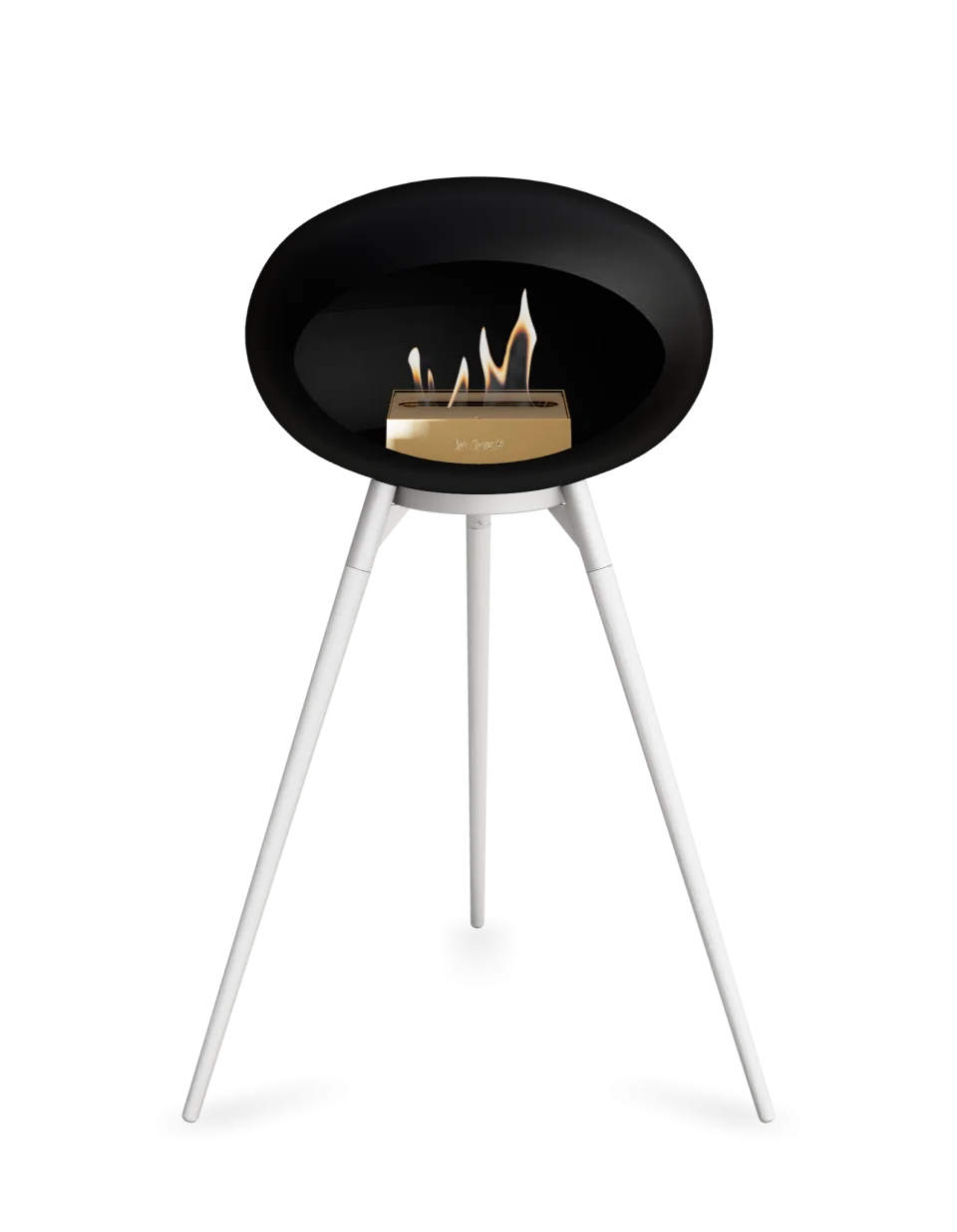 Freestanding Bioethanol Fireplace Le Feu Dome Ground - Black