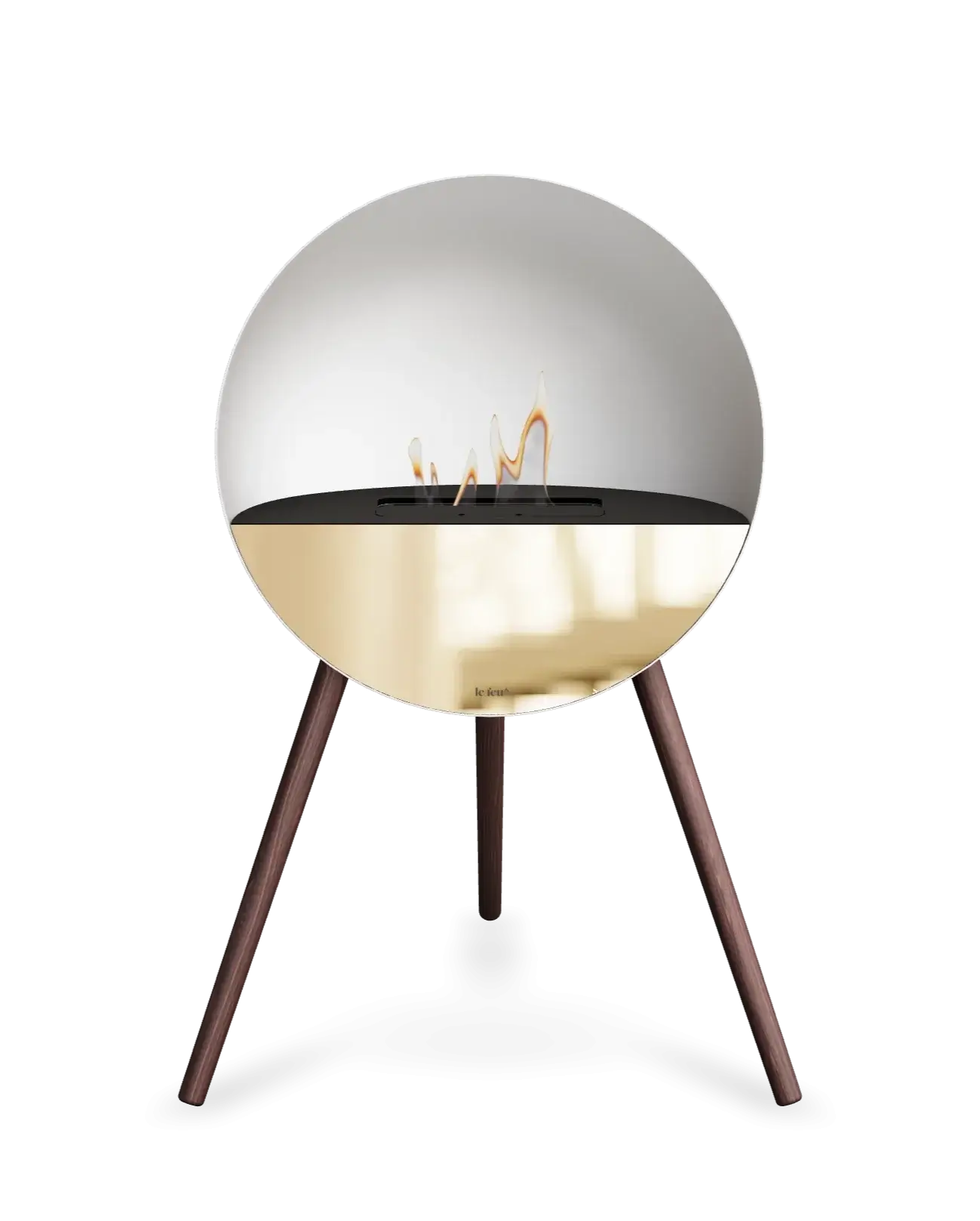 Freestanding Bioethanol Fireplace Le Feu Eye - White