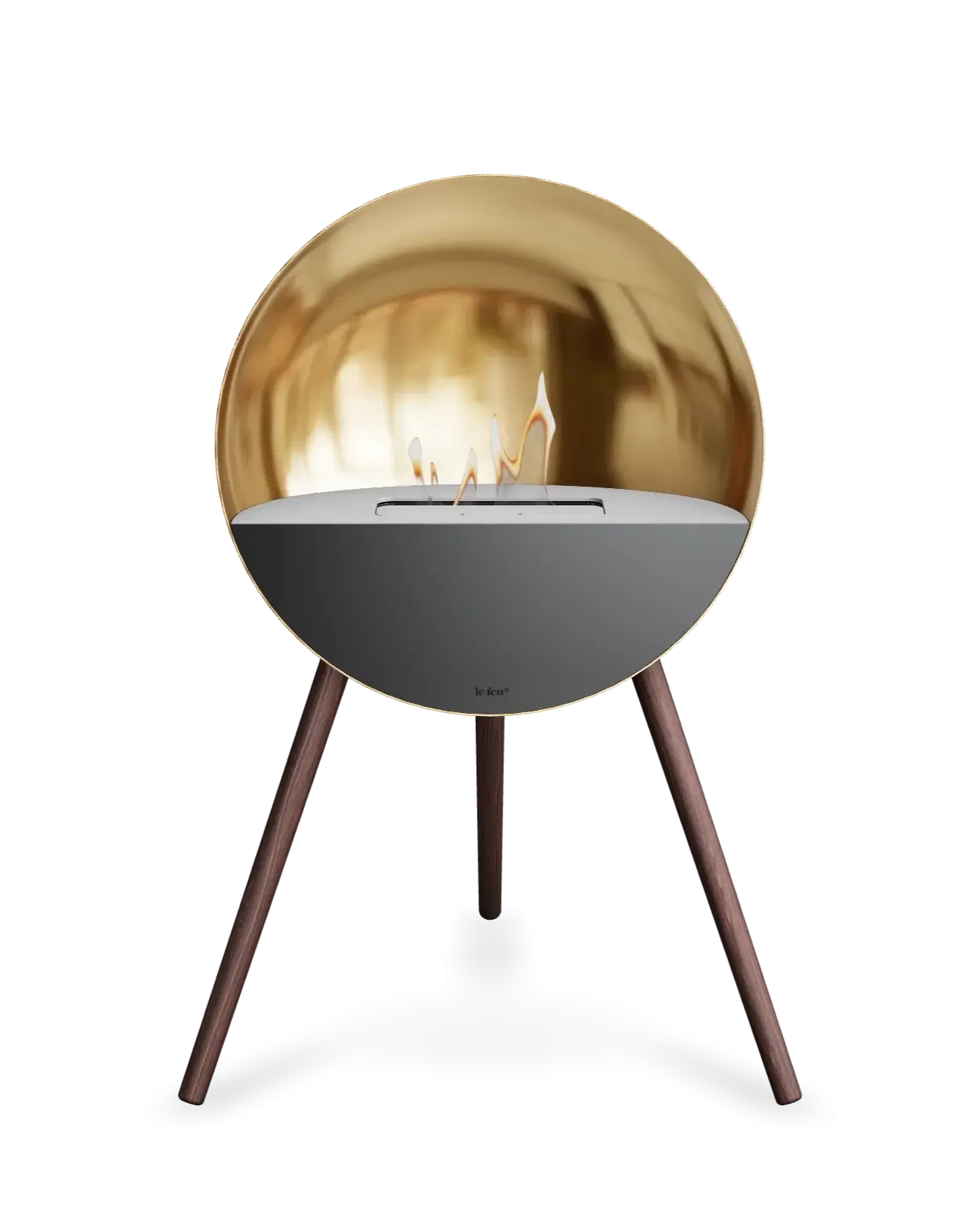 Freestanding Bioethanol Fireplace Le Feu Eye - Rose Gold