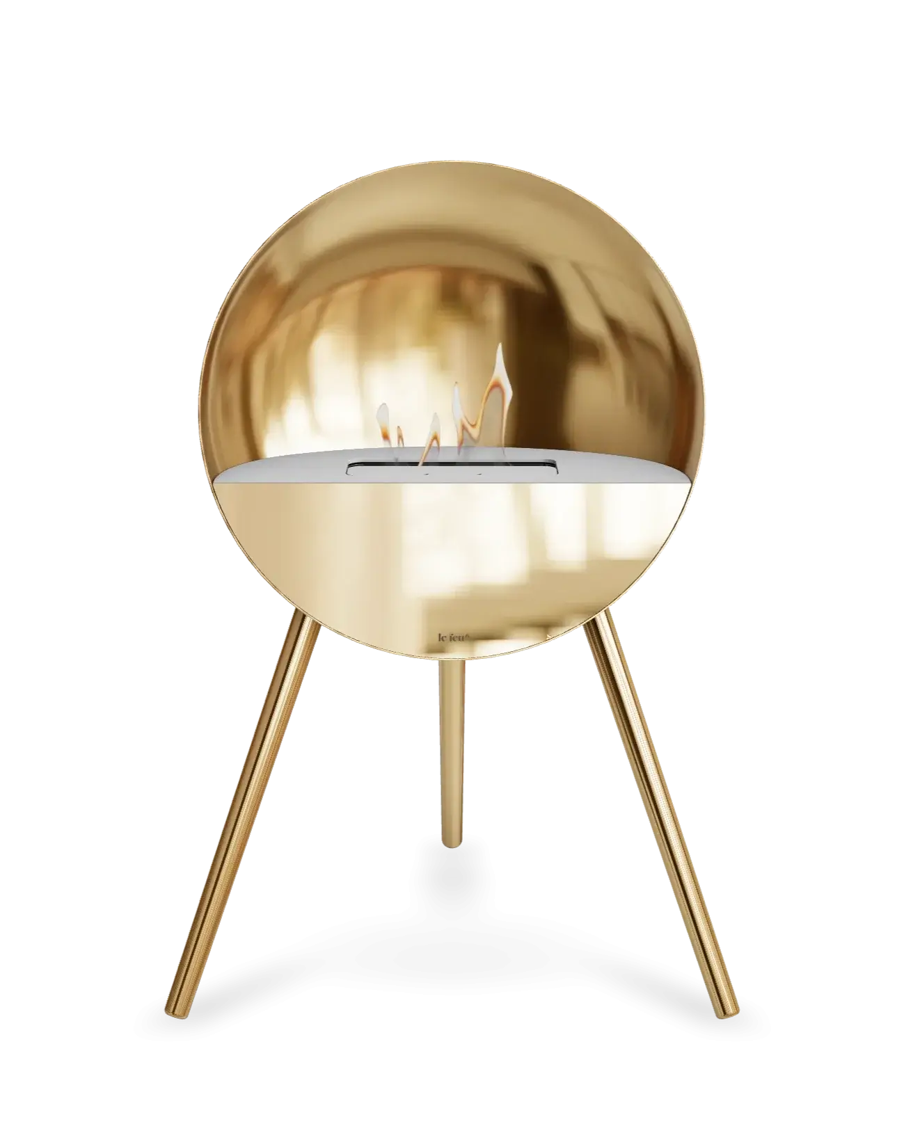Freestanding Bioethanol Fireplace Le Feu Eye - Rose Gold