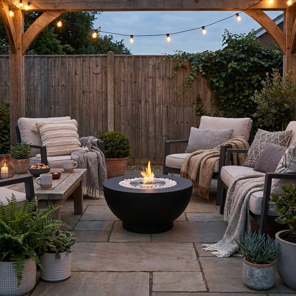 Circula Bioethanol Fire Pit Outdoor Bioethanol Fireplace