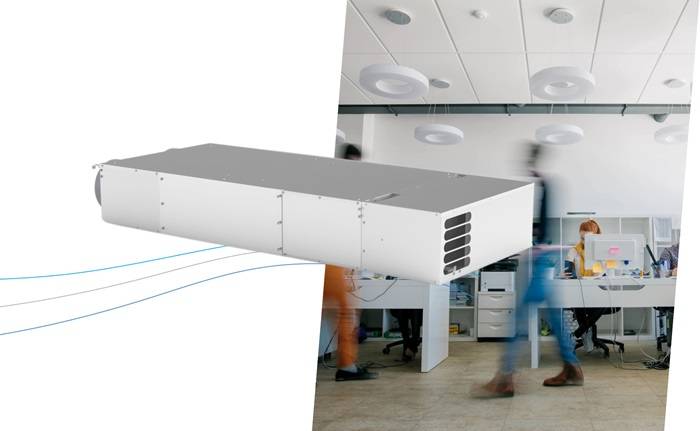 Helty Flow 400 Steel STD Commercial MVHR System – Decentralised Heat Recovery Ventilation for Schools & Offices