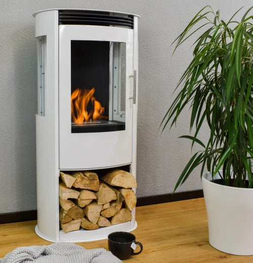 Lincoln White - Bioethanol Wood-burning Stove