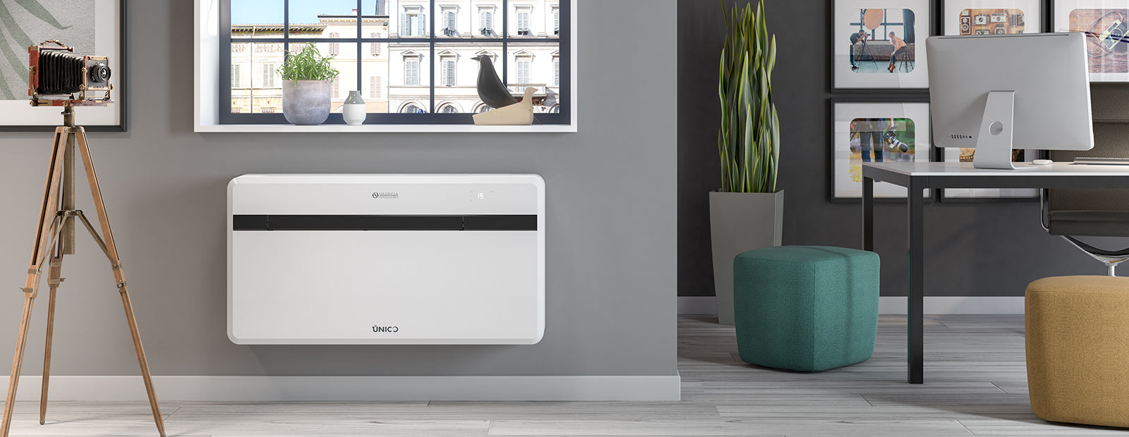 NEW 2025 Olimpia Splendid Unico 2.1 kW EVO-F 16 HP PVA 8000BTU All-in-One Air Conditioning Unit and Heat Pump