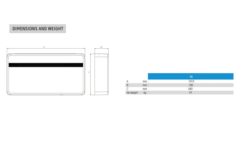 NEW 2025 Olimpia Splendid Unico EVO-F 16 HP PVA 8000 BTU 2.1 kW All-in-One Air Conditioning Unit and Heat Pump