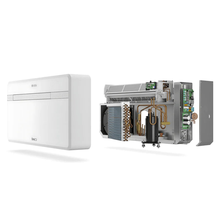NEW 2025 Olimpia Splendid Unico EVO 30 HP EVANX Inverter 11000 BTU 3.1 kW All-in-One Air Conditioning Unit with WiFi + 2 kW low temp heater