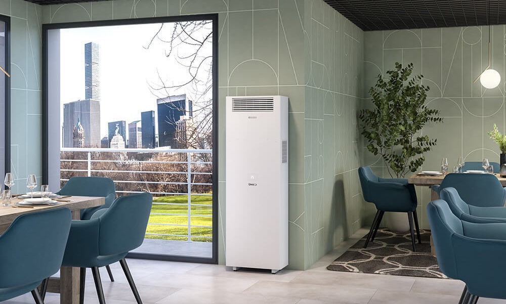 NEW 2025 Olimpia Splendid Unico Vertical 3.5 kW 12000 BTU All-in-One Air Conditioning Unit with Heat Pump