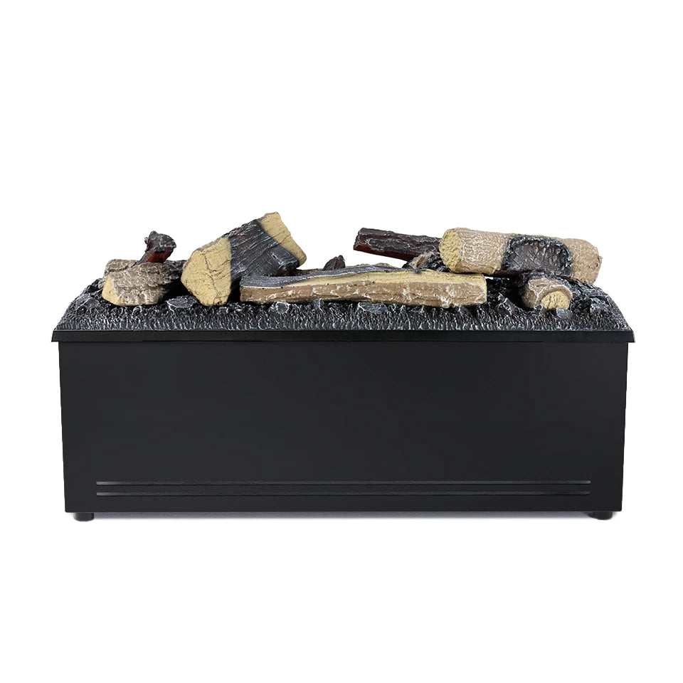 AquaFire Base 60 Logs Opti-myst fireplace insert showcasing realistic log design for visual flame effects.
