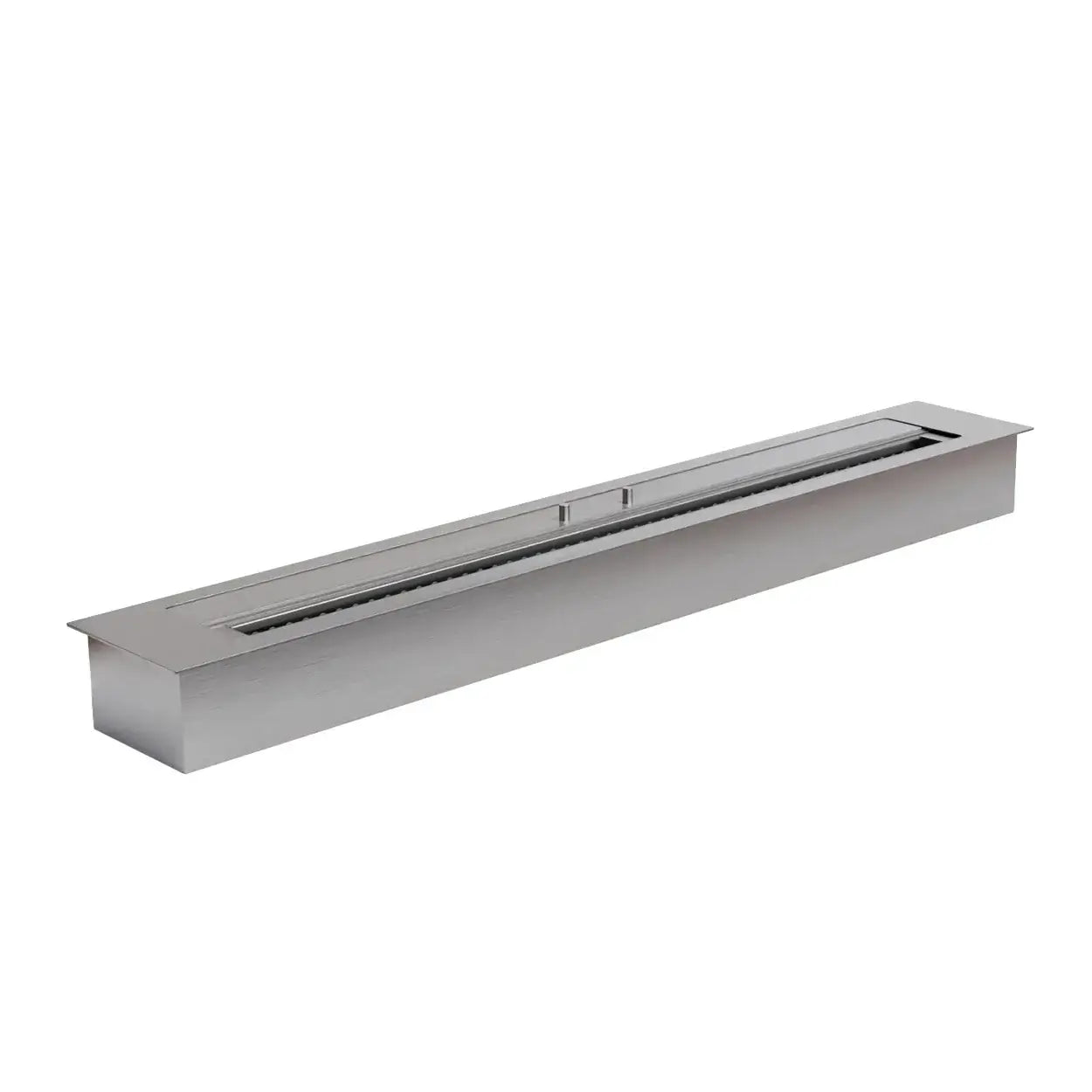 Superior 4.0L bioethanol burner in stainless steel, 80 cm wide, designed for indoor use.