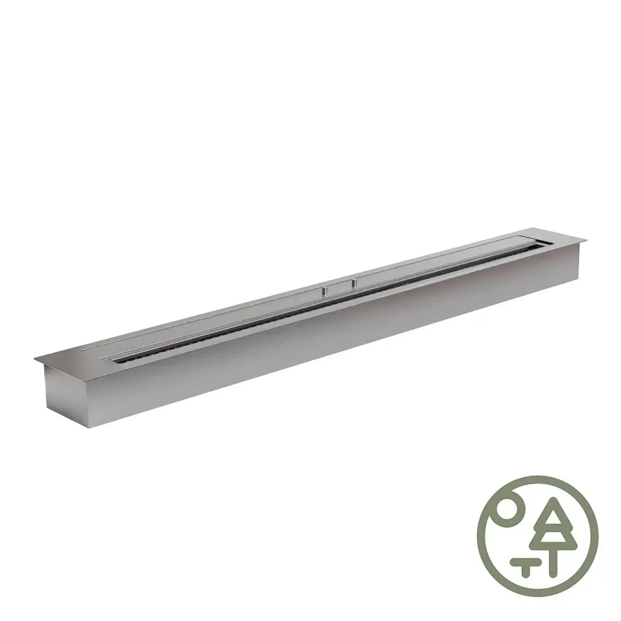 5 litre outdoor superior bioethanol burner with sleek stainless steel design, ideal for DIY fireplace projects.