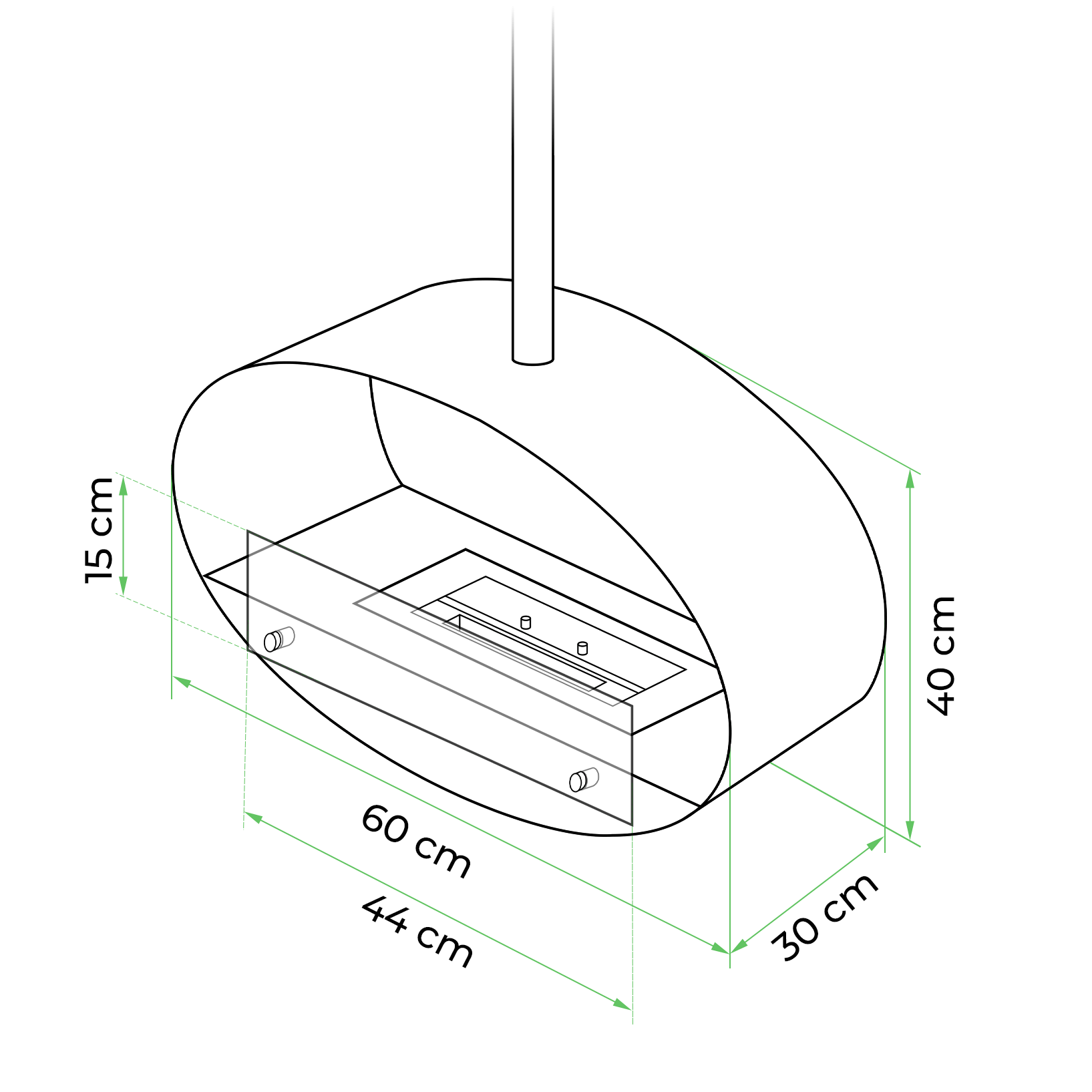 Halifax Steel - 60 cm