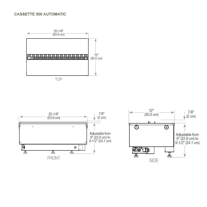 Foco Myst One 800 Fireplace Insert with Dimplex Cassette Water Vapour Fireplaces