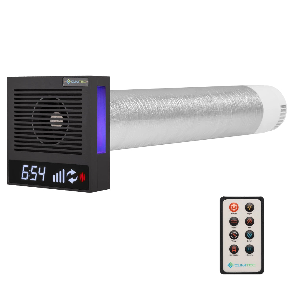 Recuperator CLIMTEC Quattro 125 standard grey – Single Room MVHR Heat Recovery System