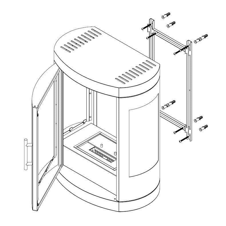 Oregon - Wall-mounted Bioethanol Stove