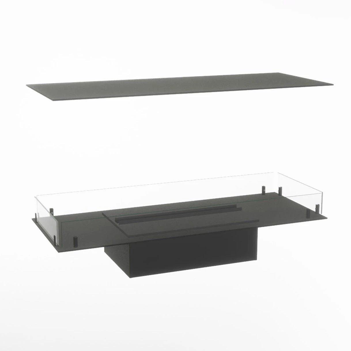 Foco Myst Four 1000 Fireplace Insert with Dimplex Cassette