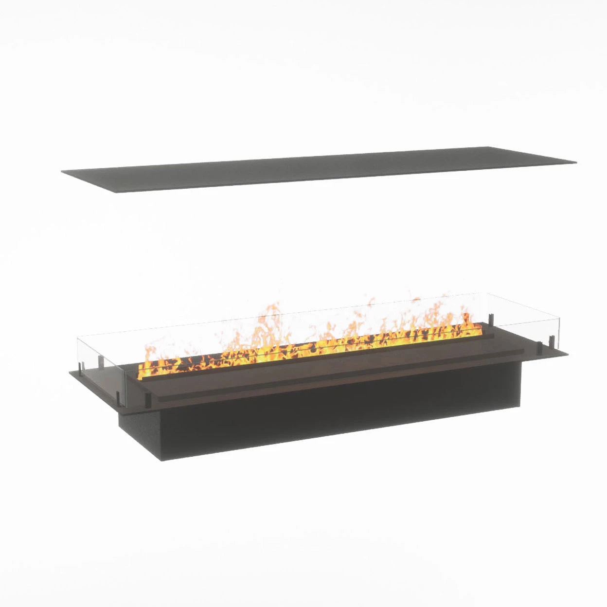 Foco Myst Four 1200 Fireplace Insert with Dimplex Cassette