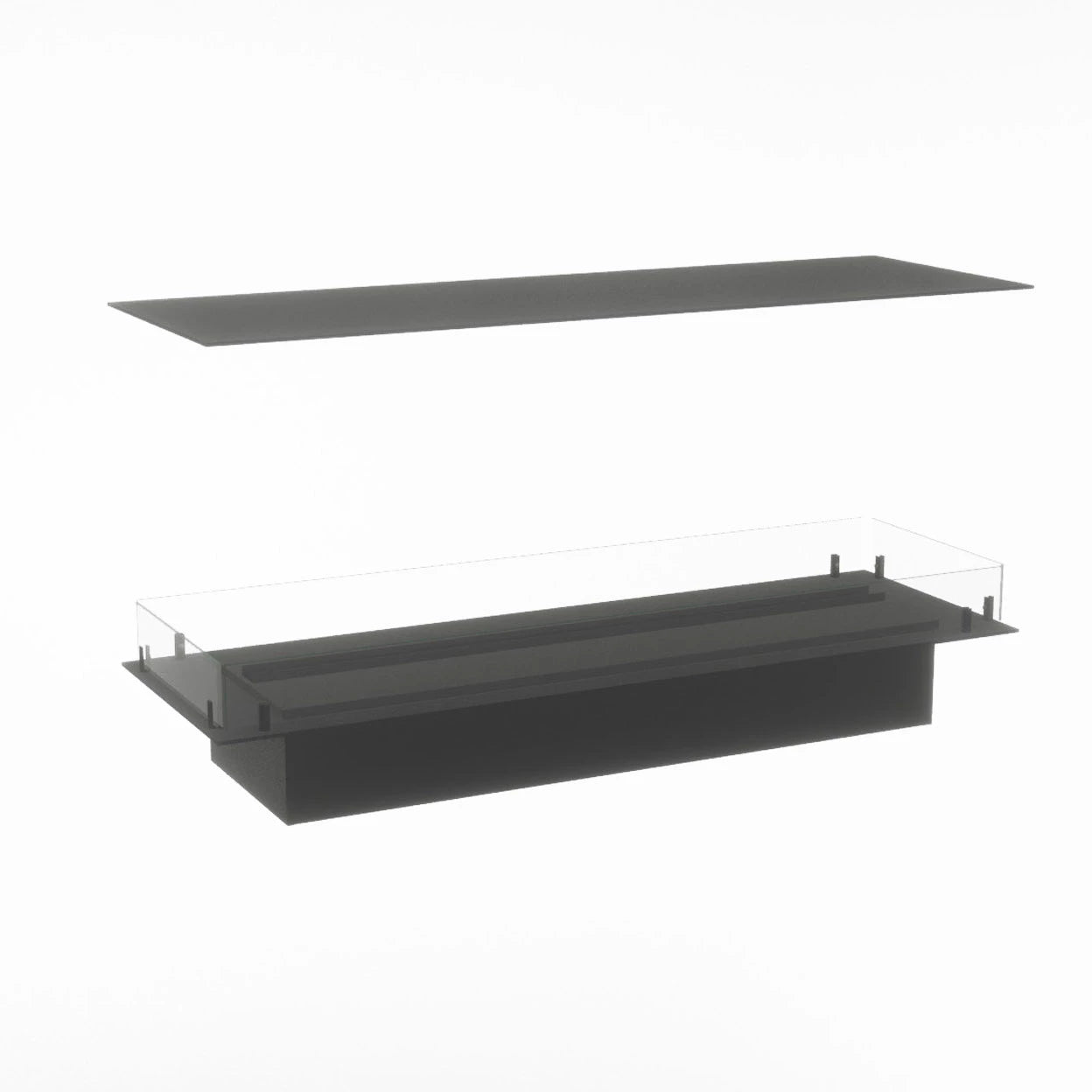 Foco Myst Four 1200 Fireplace Insert with Dimplex Cassette