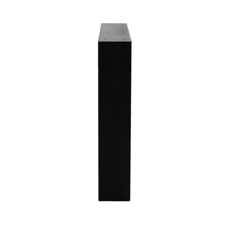 Profile view of the sleek and slim Foco Two 600 Ultra Slim bioethanol fireplace insert for modern interiors.