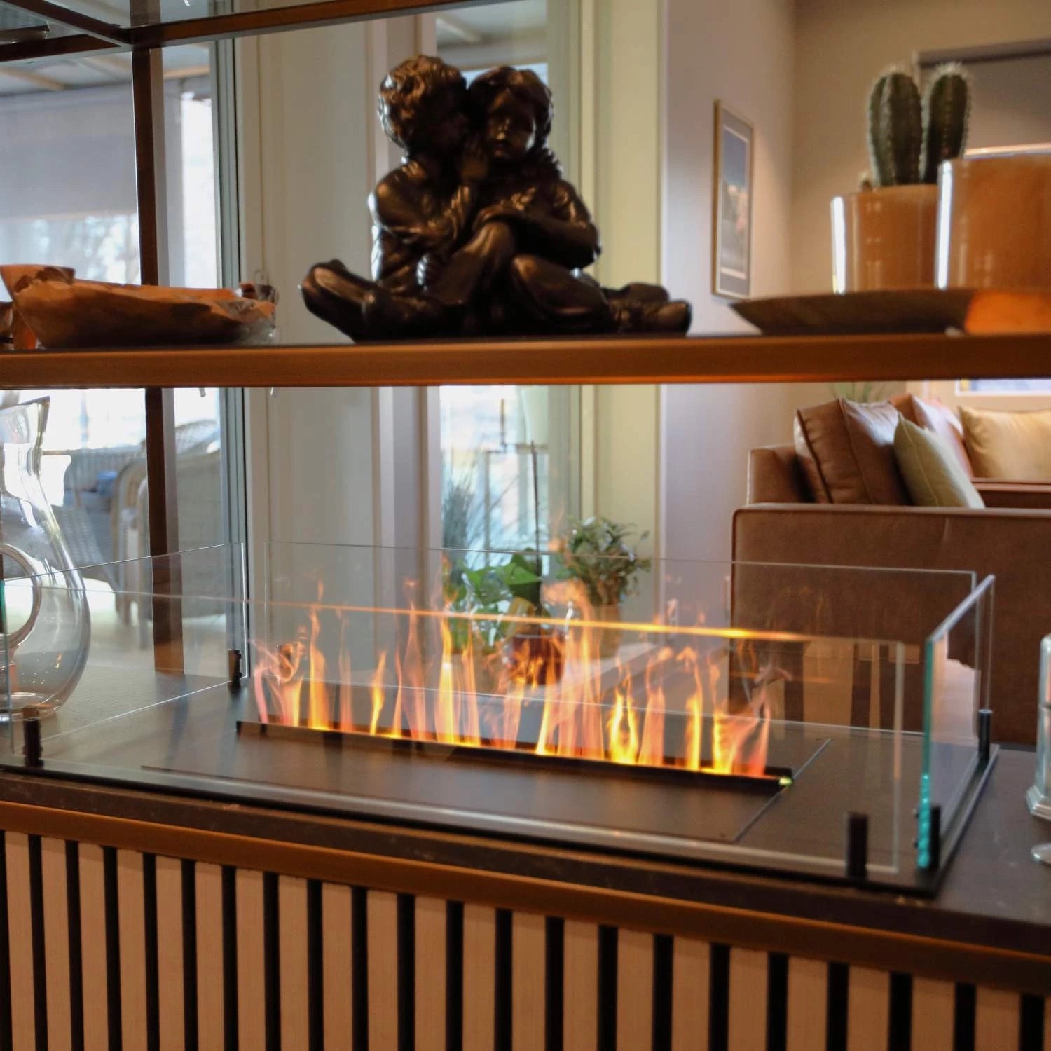 Foco Myst Four 800 Fireplace Insert with Dimplex Cassette