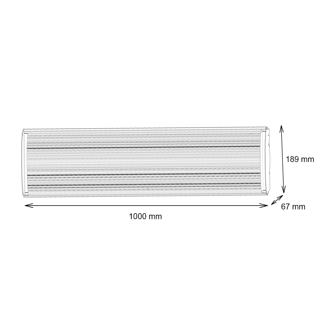 Electric Patio Heater Heatbar 1800
