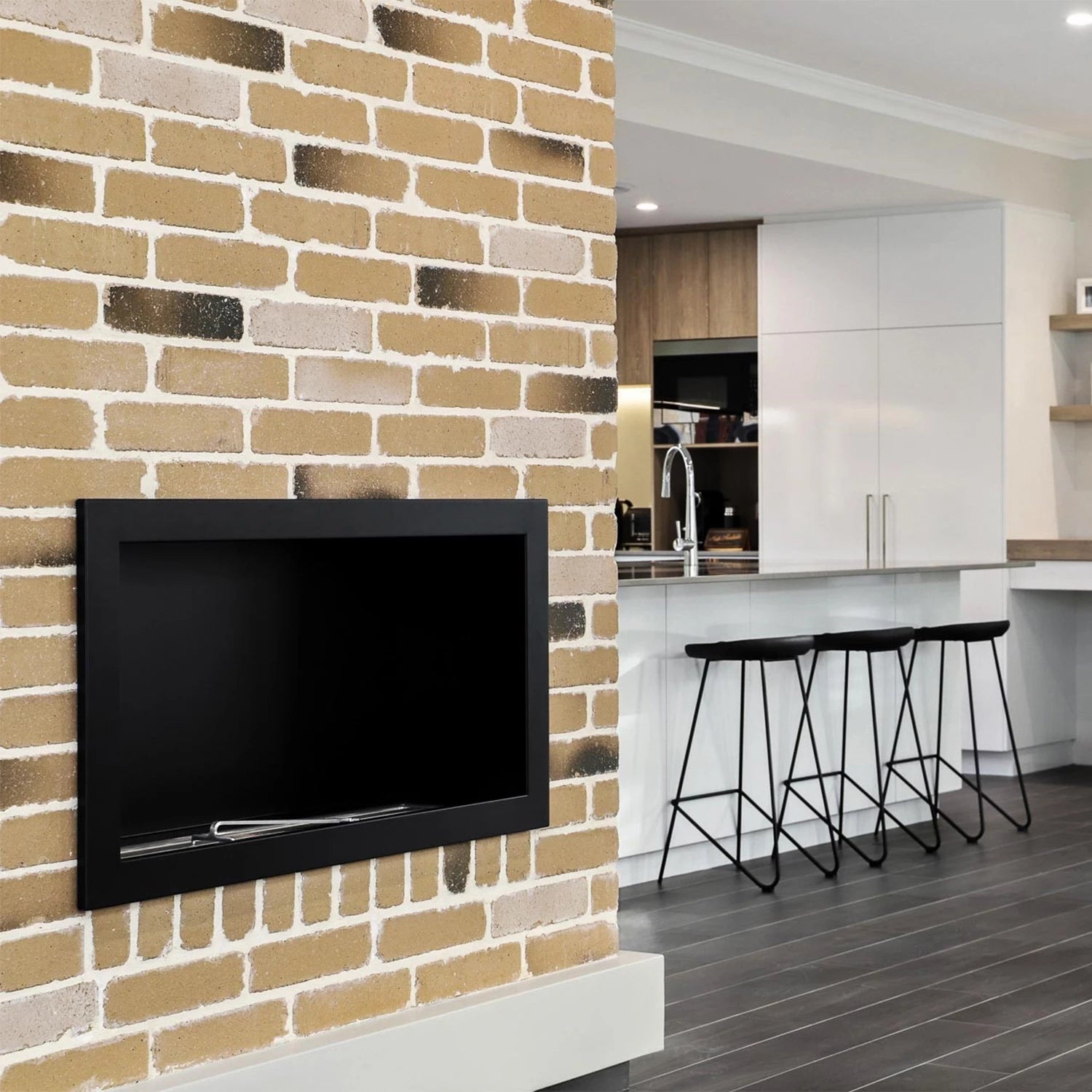 Icon Fires Slimline Firebox SFB1350 - Black